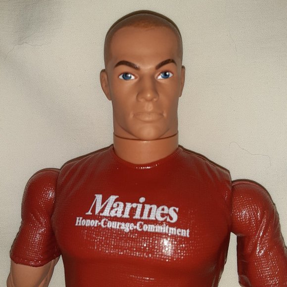 GI Joe Lot of 2 * USMC Basic Training * Action Marine * 2001 & Real Ammo Pouch - Picture 8 of 13